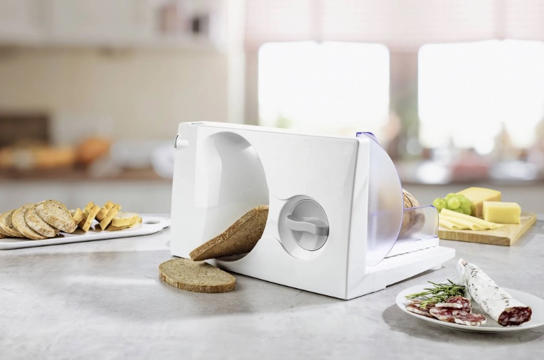 GourmetMaxx Univerzálny krájač potravín 15284 biely 2